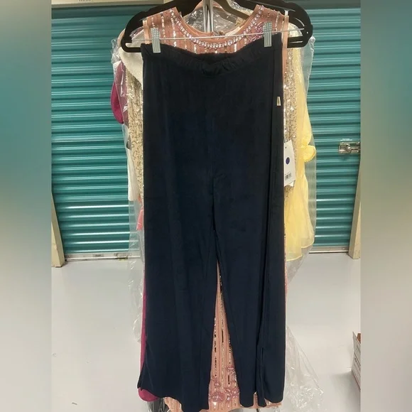 NWT Araminta James HARLOW TERRY PANT $118 - color midnight navy - Size MEDIUM - Picture 9 of 9